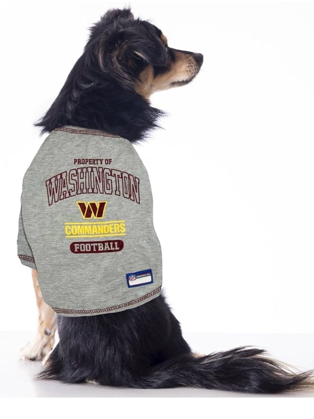 NFL Washington Commanders Dog T-Shirt Licensed T-Shirt for Pets -  Size XL